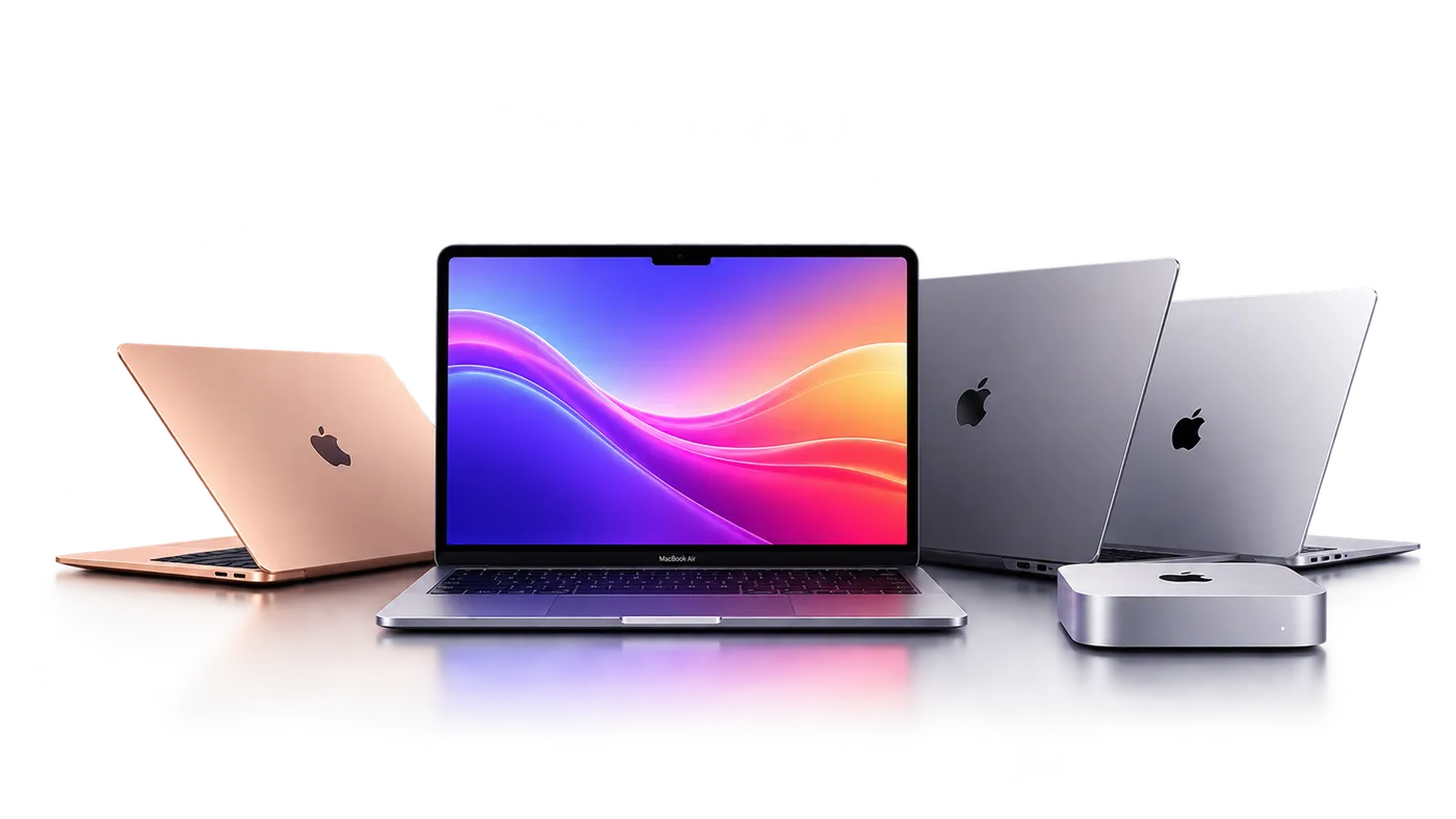 MacBook Air, MacBook Pro y Mac mini